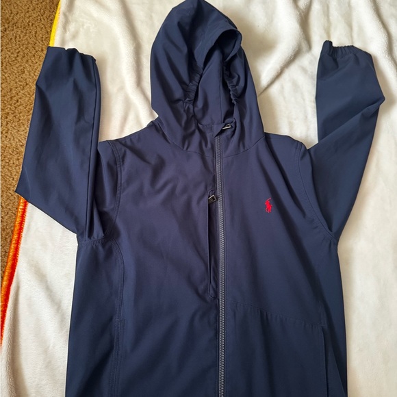 POLO BOYS Navy Blue Hooded Jacket size 10-12